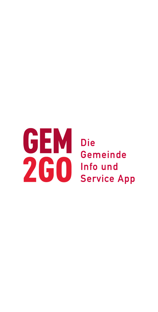 Gem2Go Die Gemeinde Info und Sercice App - Screenshot: Gem2Go Logo